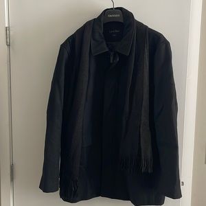 Calvin Klein winter cloth jacket with attached scarf